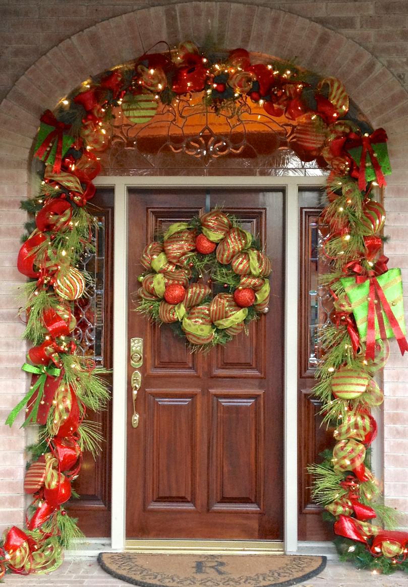 Front Door Christmas Decorations