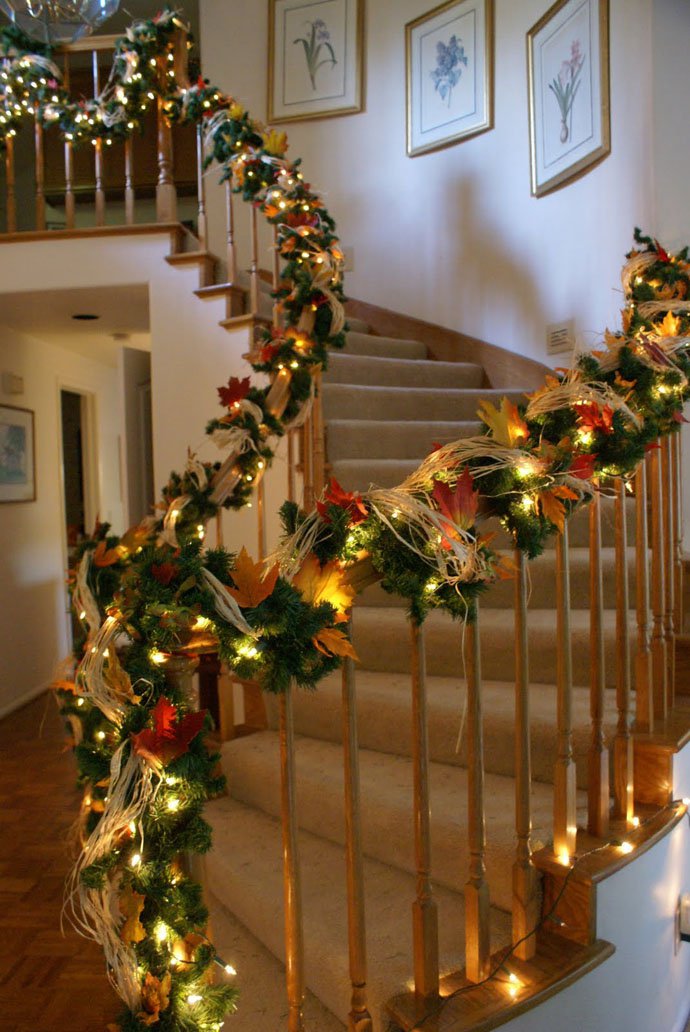 Stairs Christmas Decorations