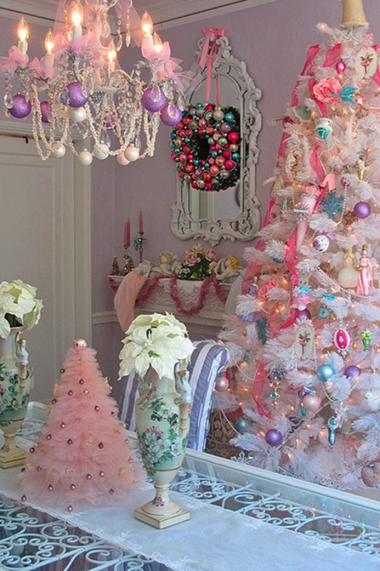 Girly Christmas Tree Decorations
