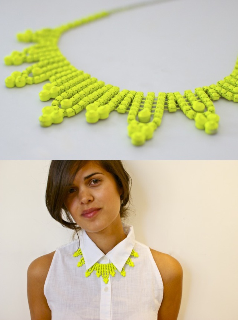 DIY Neon Necklace