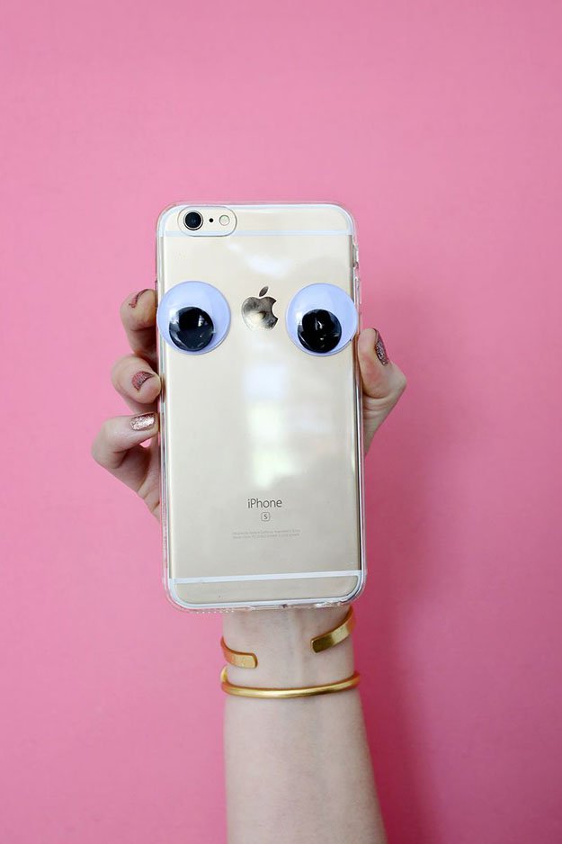 DIY Googly Eyes Phone Case