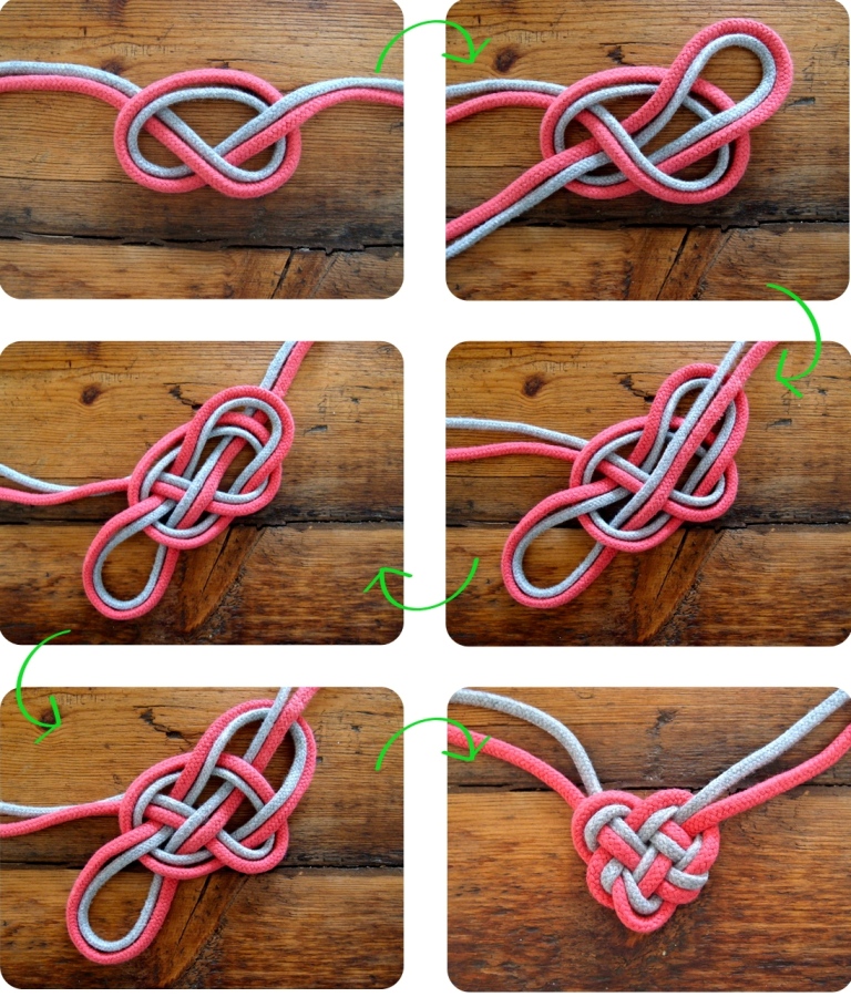 DIY Celtic Heart Knot Necklace