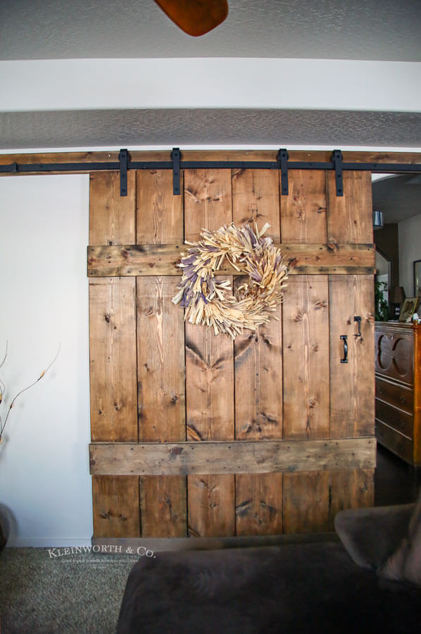 DIY Wide Rustic Barn Door