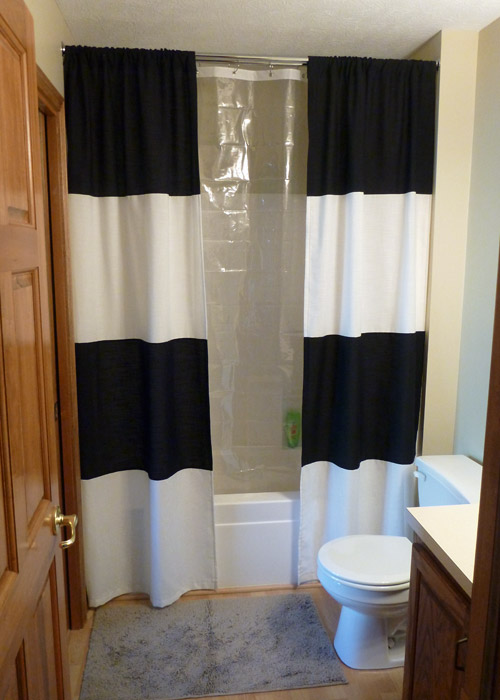 DIY Victory Shower Curtain