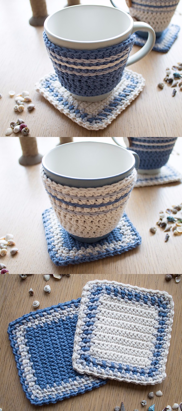 Crochet Mug Hug and Rug