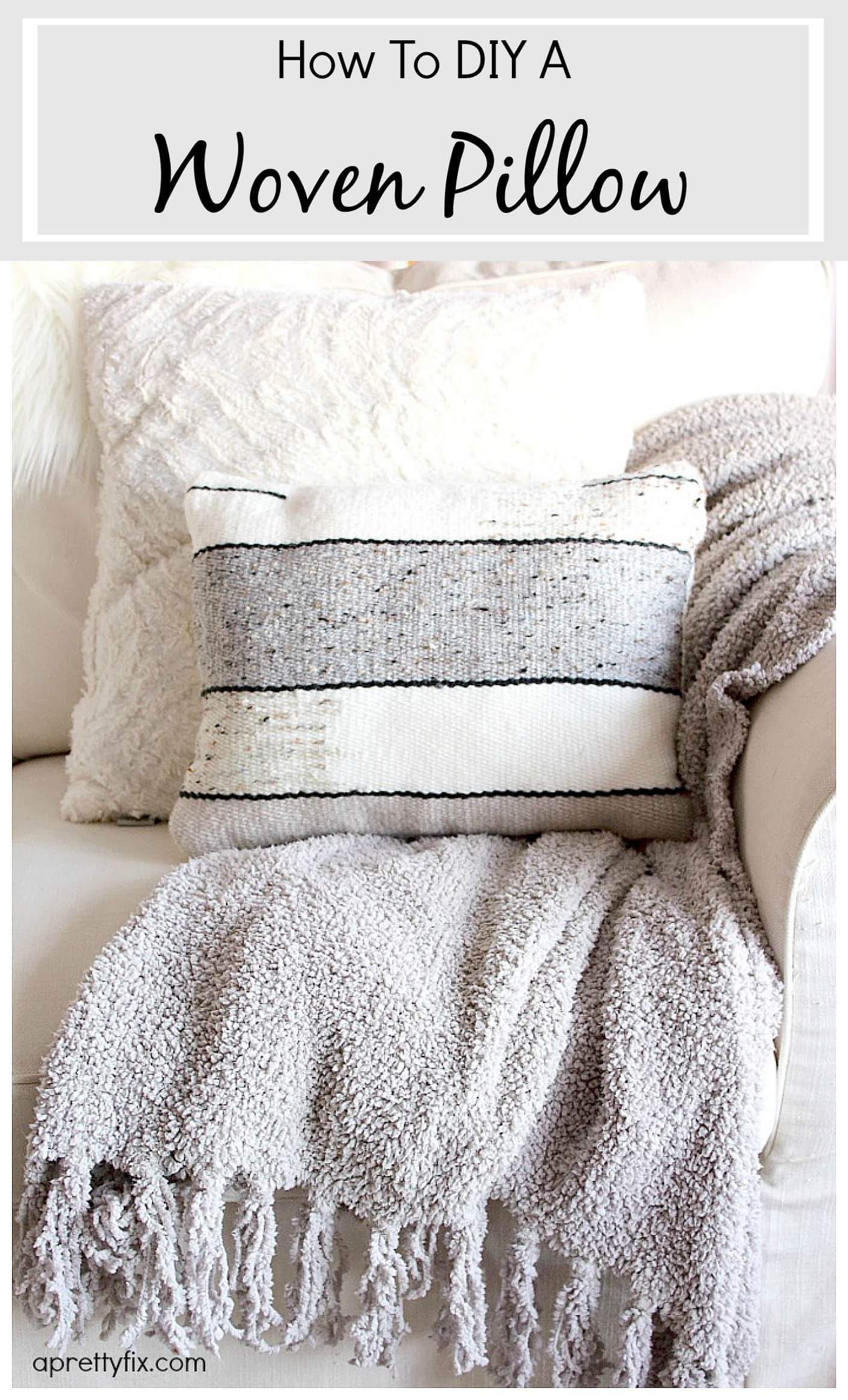 DIY Woven Pillow