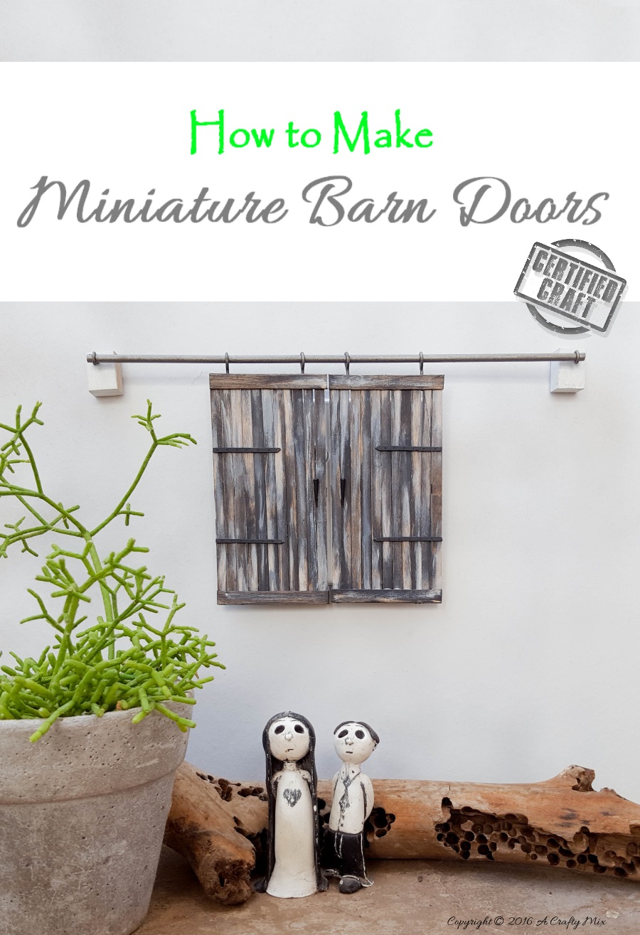 DIY Miniature Barn Door