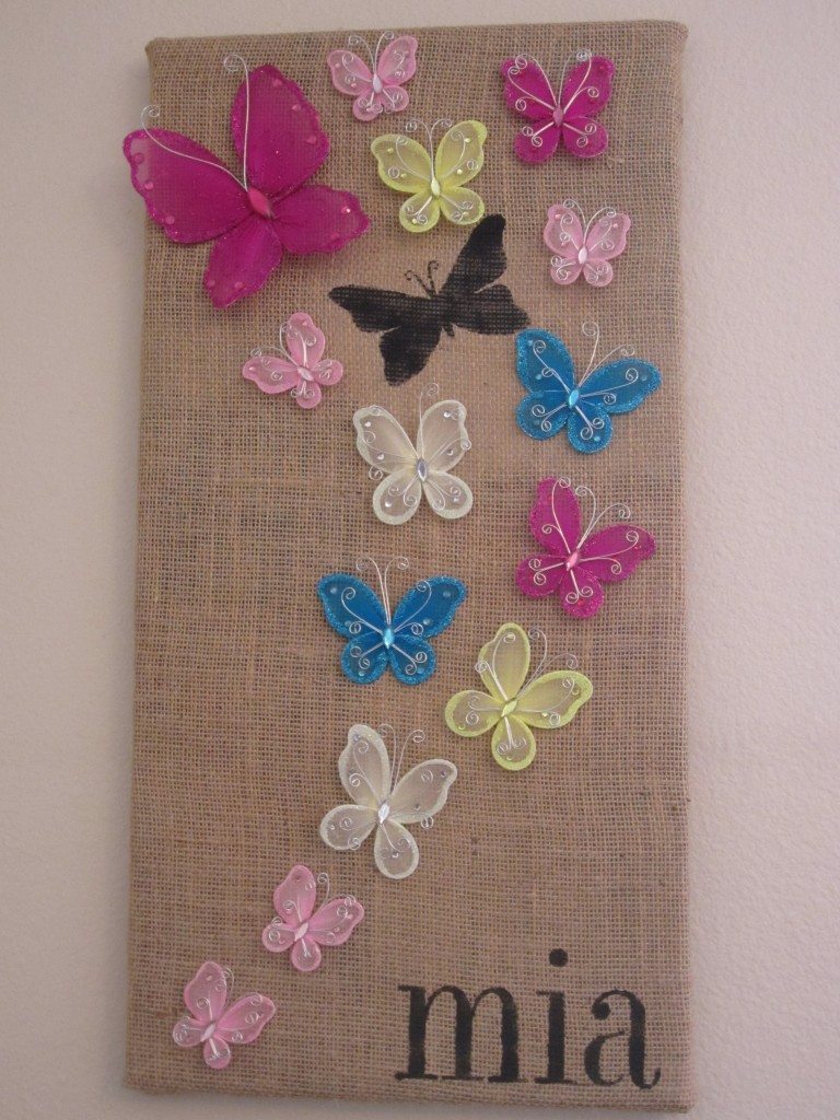 DIY Butterfly Wall Decor