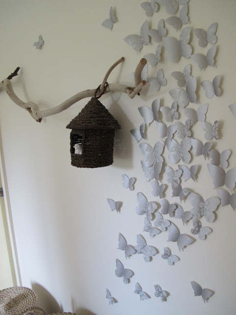 DIY 3D Butterfly Wall Decor