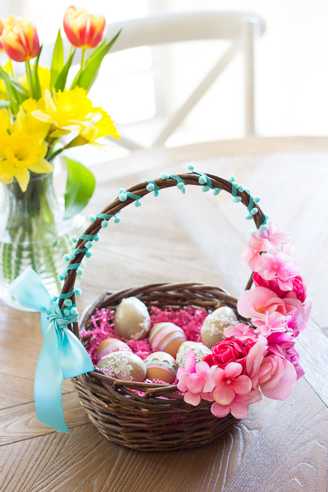 Floral Easter Baskets