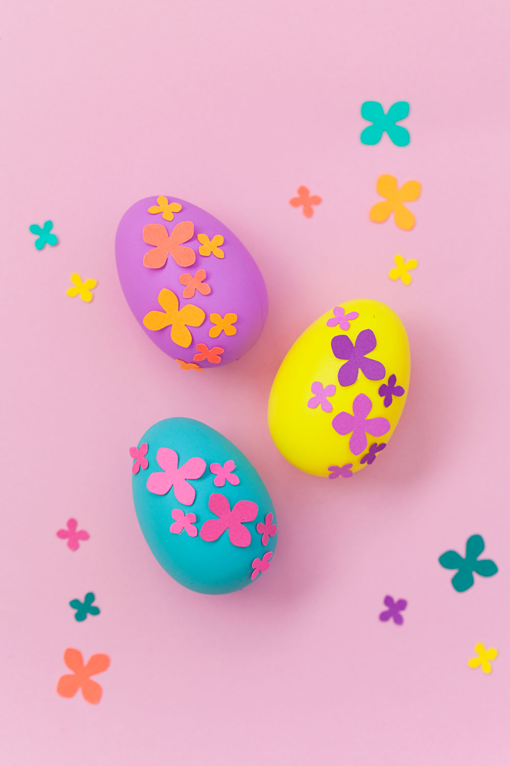 Paper Flower Easter Eggs