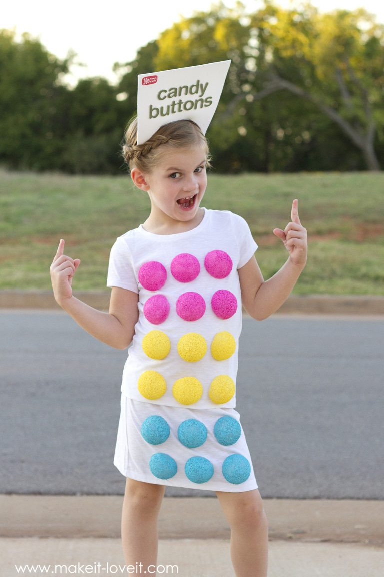 Candy Button Halloween Costume