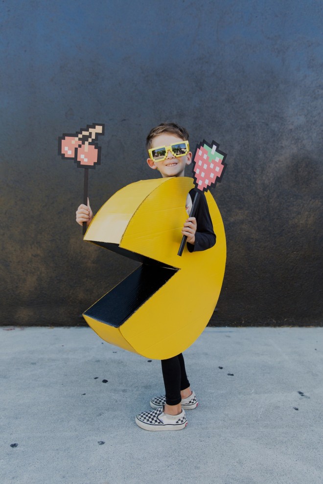 Pac Man Halloween Costume For Kids