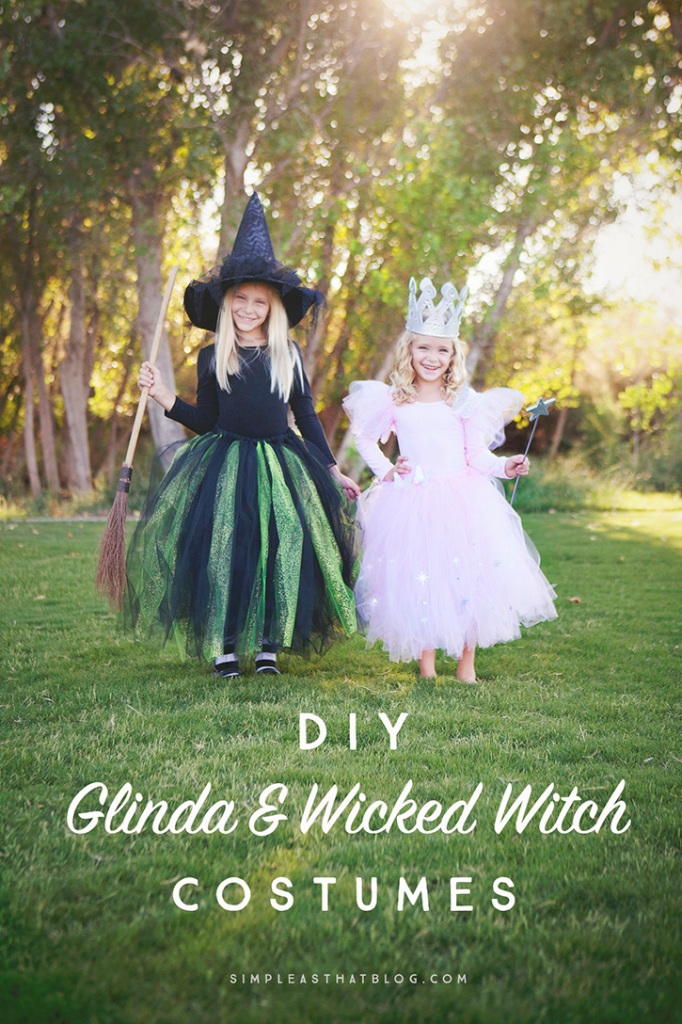 Glinda and Wicked Witch Halloween Costume