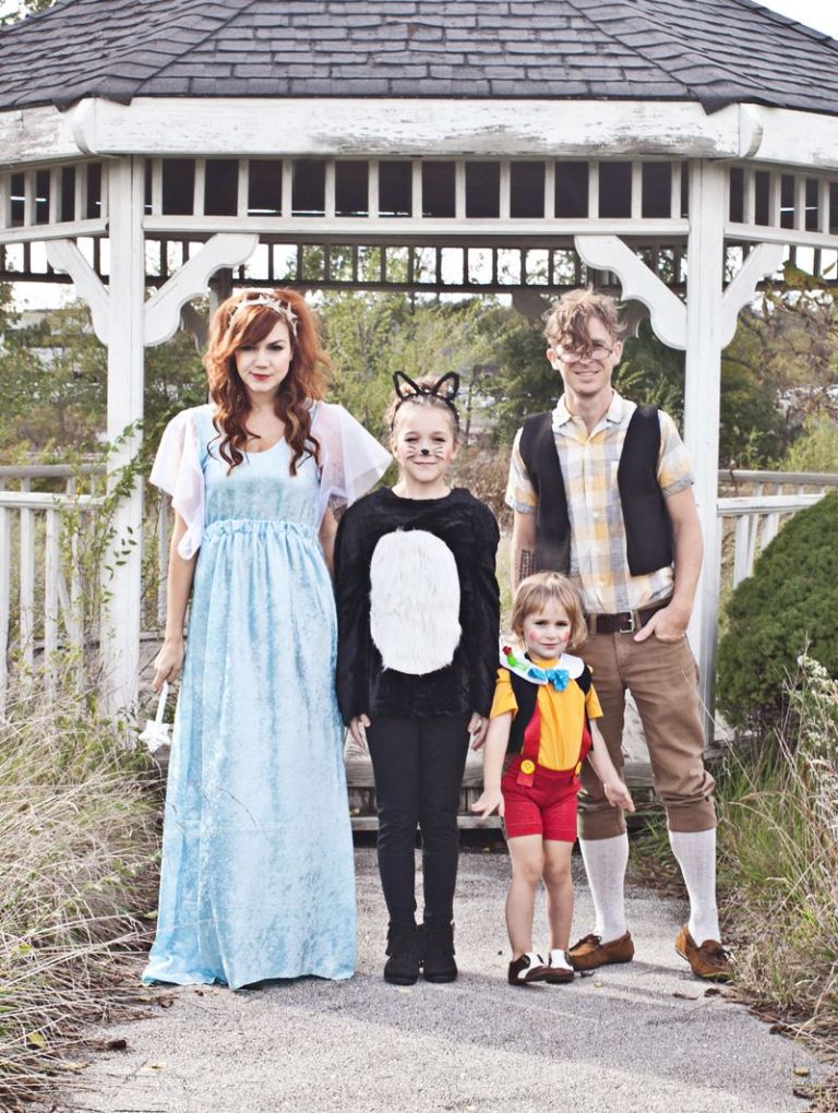 Pinocchio Themed Ffamily Halloween Costume