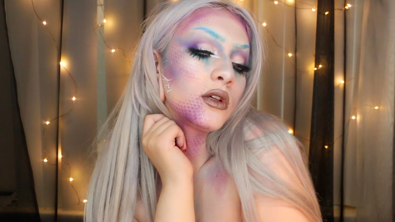 Mystical Mermaid Halloween Makeup