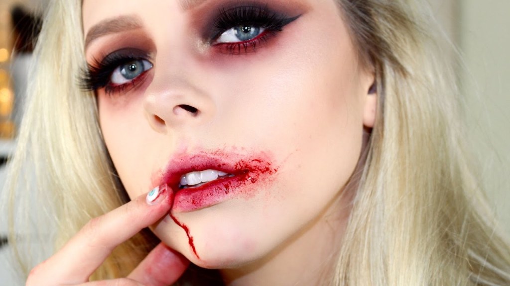 Sultry Vampire Halloween Makeup