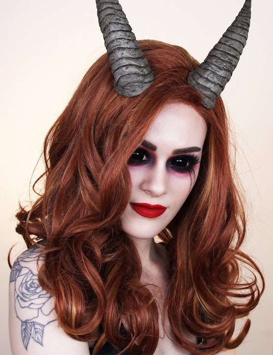Demon Devil Halloween Makeup