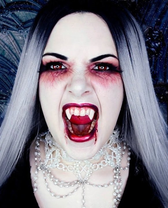 Scary Vampire Halloween Makeup