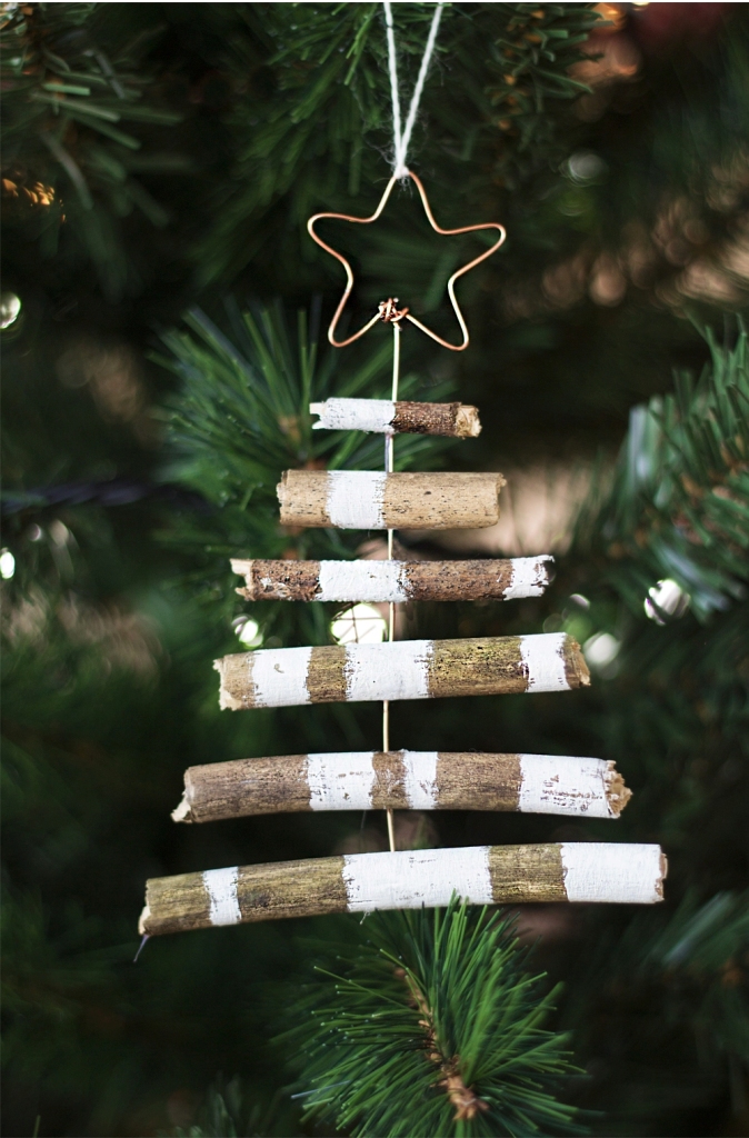 Rustic Tree Ornaments For Christmas Tree