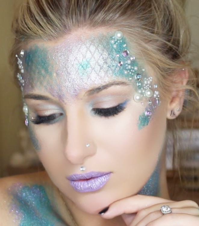 Sultry Siren Mermaid Makeup