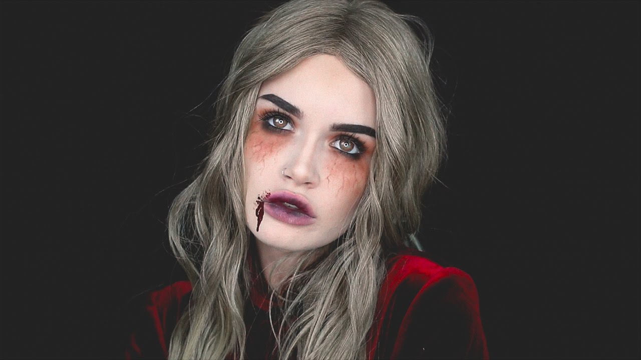 Victorian Vampire Halloween Makeup