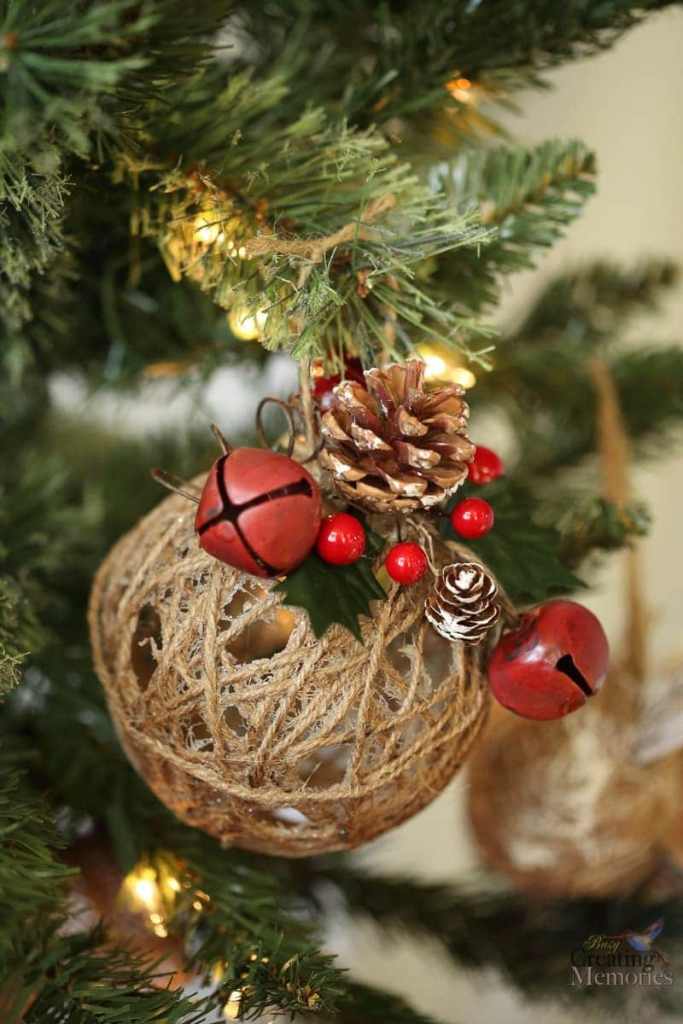 Rustic Jingle Bell Ornaments