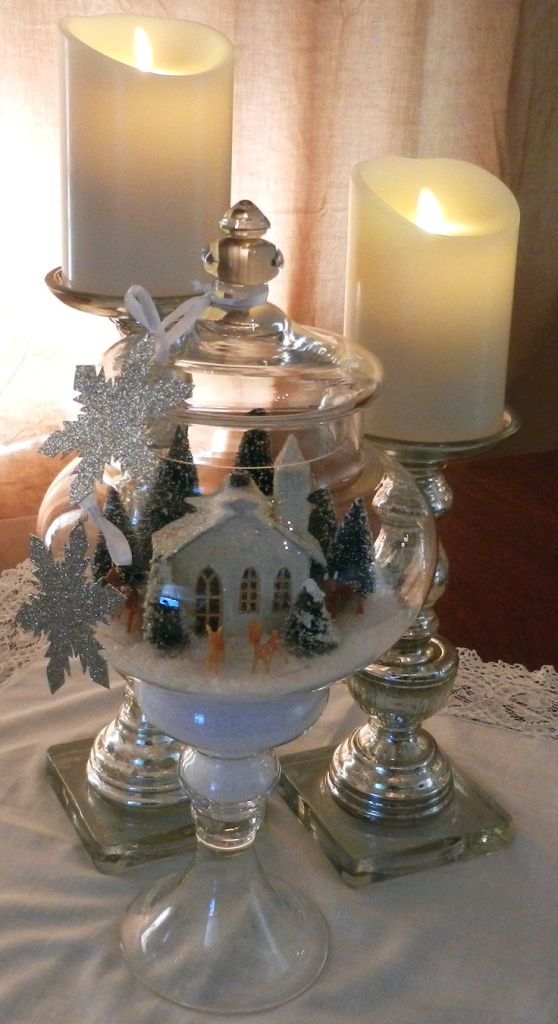 Apothecary Jars Christmas Decoration