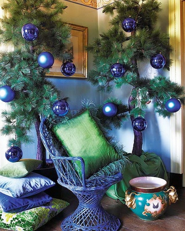 Blue Christmas Decoration