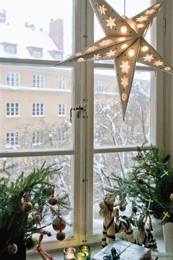 Scandinavian Christmas Window