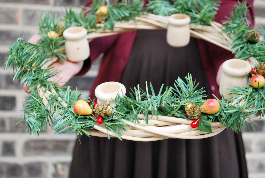 Wooden Advent Wreath
