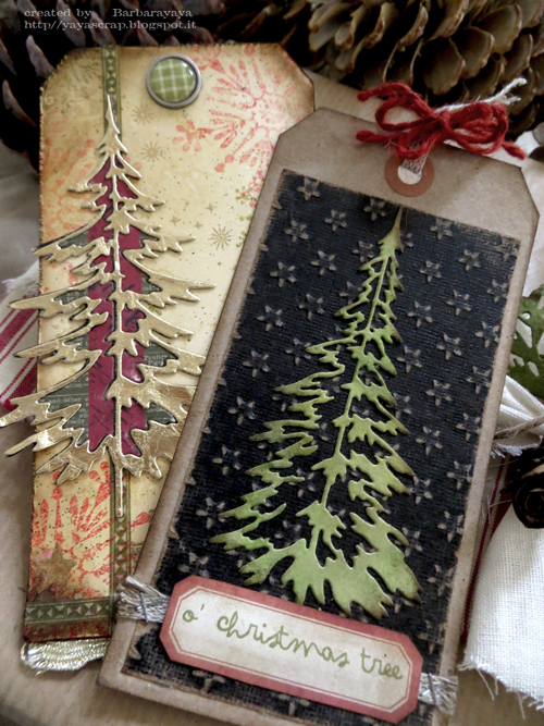 Mirror Paper Tree Cards
