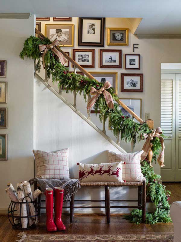 Cheerful Christmas Staircase
