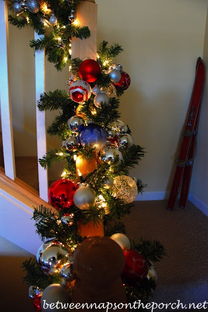 Staircase Decoration With Ornaments