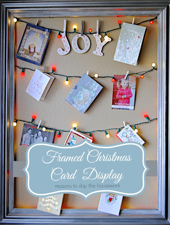 Christmas Card Display