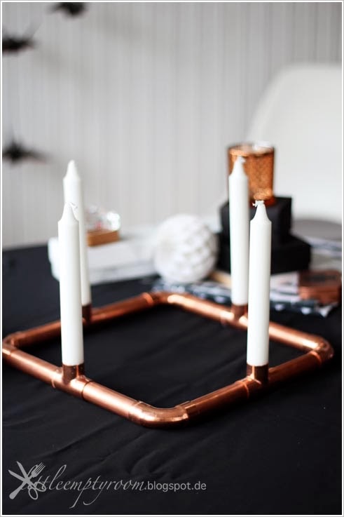 Copper Pipes Advent Wreath