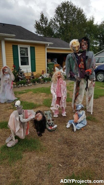 Outdoor Zombies Halloween Decorations