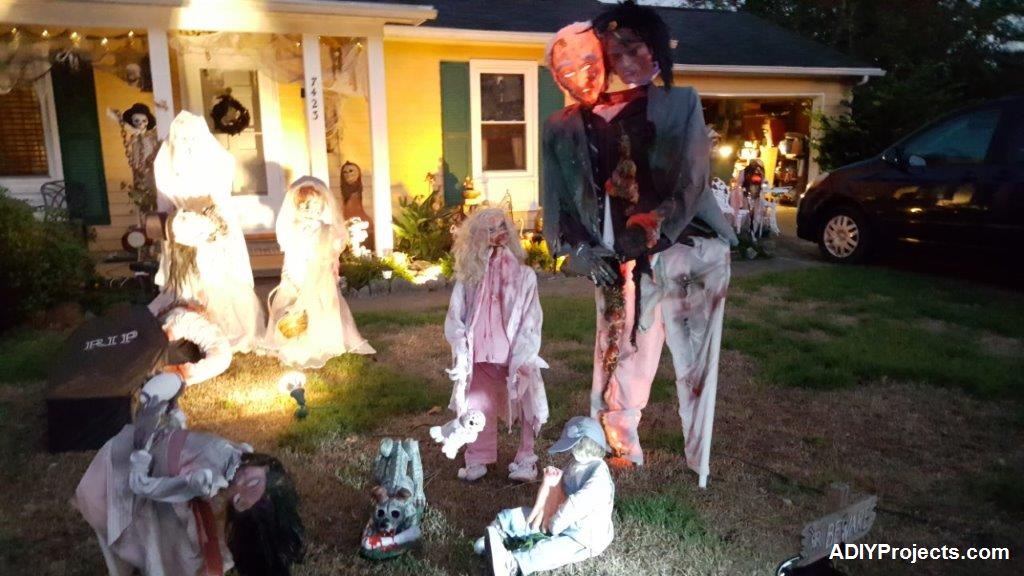 Zombies Halloween Decoration For Outdoor