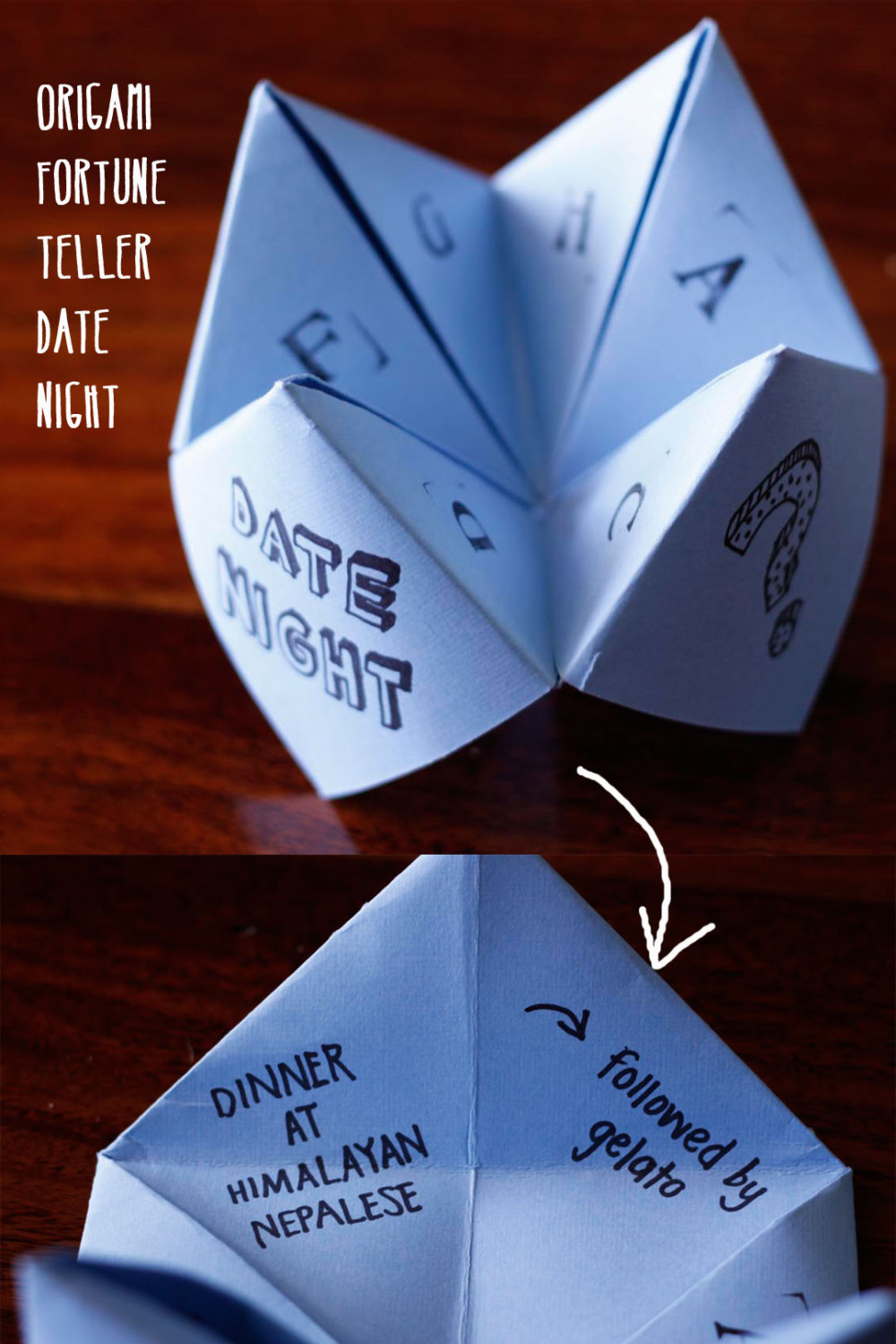 Origami Fortune Teller Gift Idea