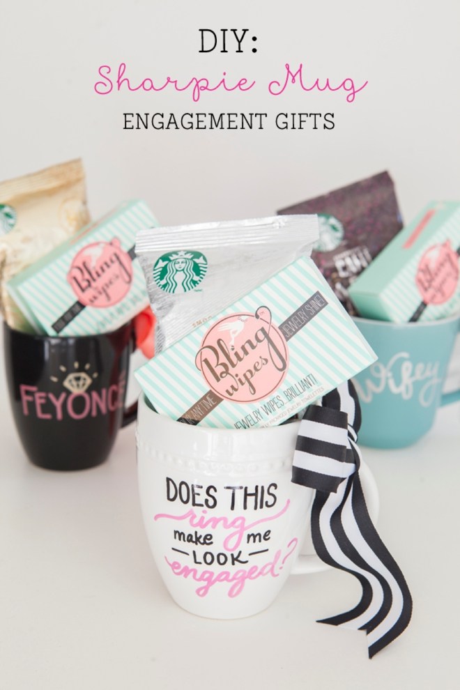Sharpie Mug Engagement Gift