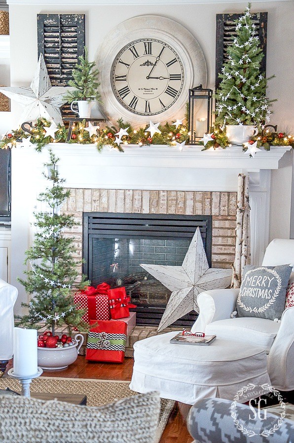Christmas Tree Inspired Living Room