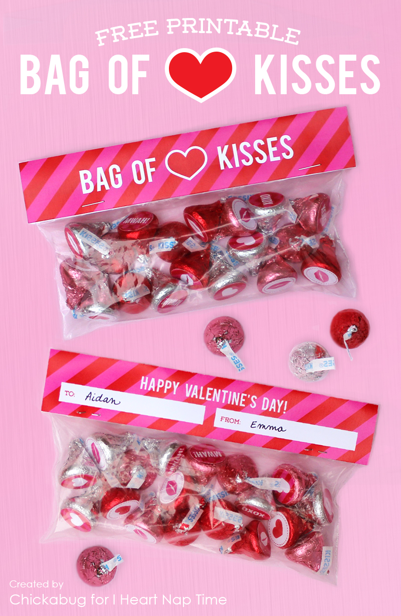 Bag of kisses Valentine