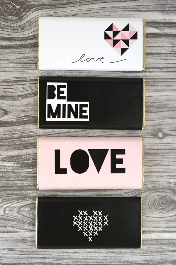 Valentines Candy Bar Wrappers