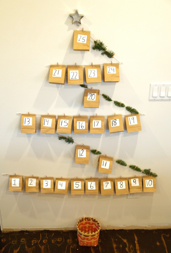 Christmas Advent Calendar Tree