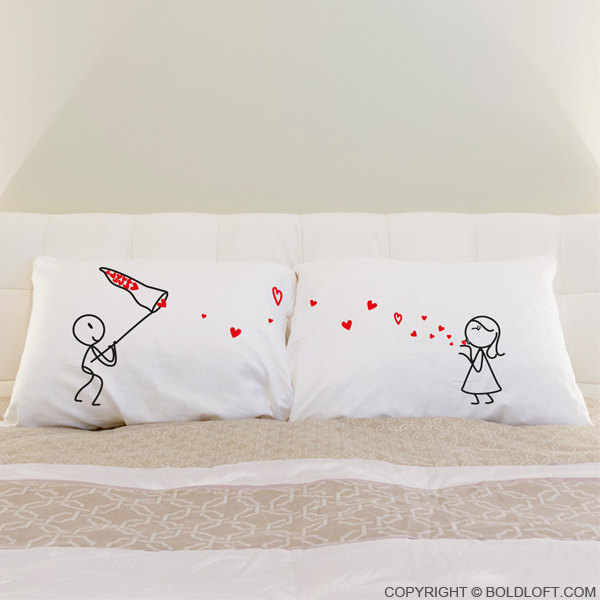 Catch My Love Couple Pillowcases