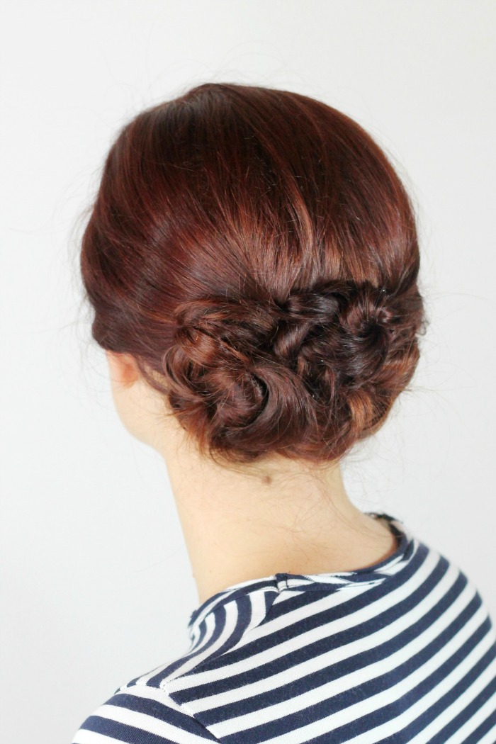 Updo for Straight Hair