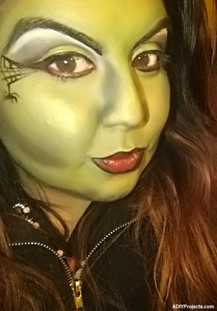 Wicked witch Halloween Makeup Tutorial