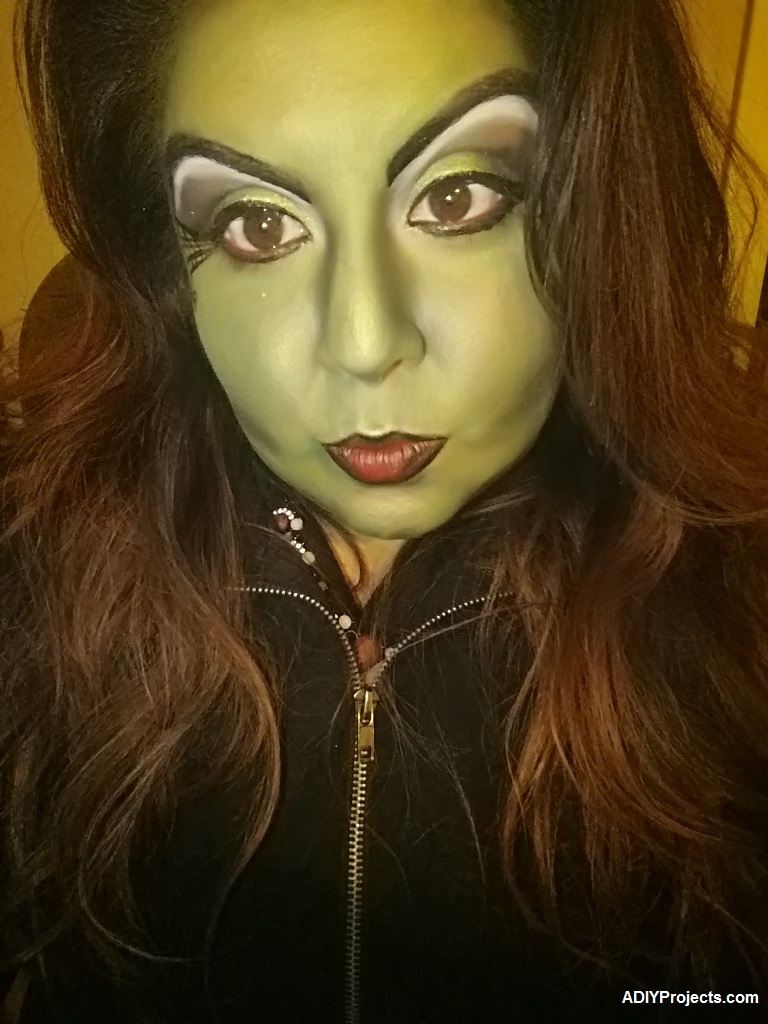 Wicked witch Halloween Makeup