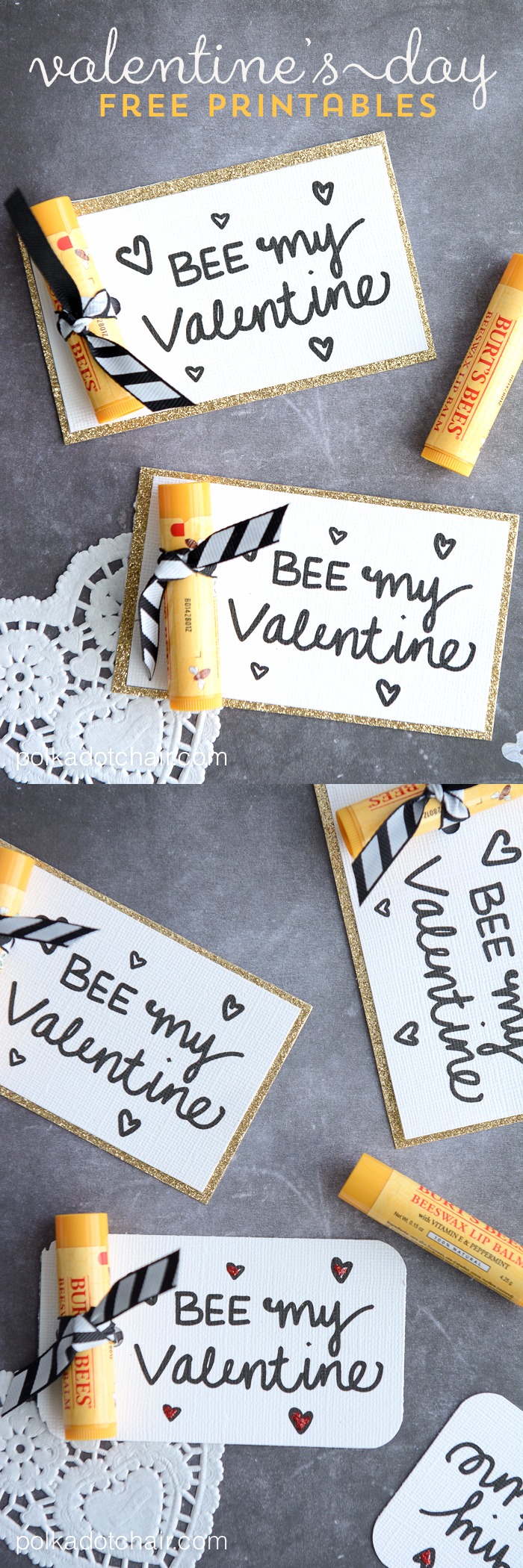 Bee My Valentine Printables