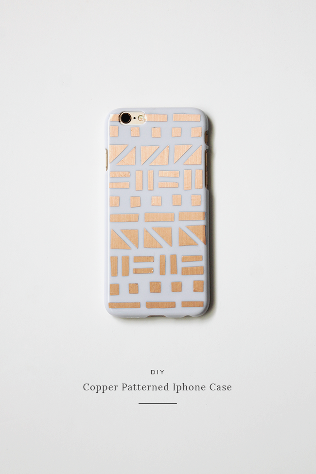 Copper Patterned IPhone Case